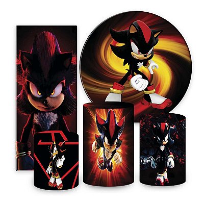 KIT SONIC 3 - SHADOW - TRIO VESTE FACIL - PAINEL - PORTAL