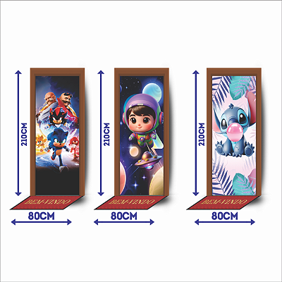 VESTE PORTA - ARTES VARIADAS - 80X210CM