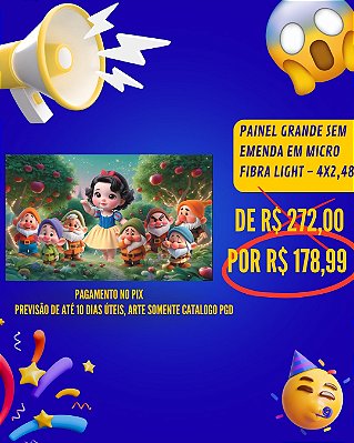 PROMOÇÃO 8.8 - PAINEL GRANDE - MICROLIGHT - 400X248