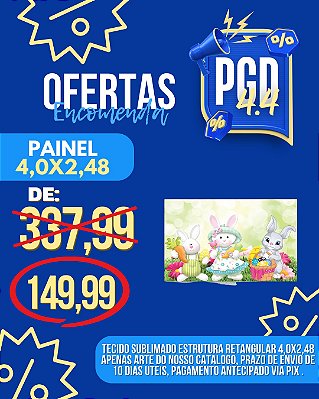PROMOÇÃO 04.04 - PAINEL GRANDE - MICROLIGHT - 400X248