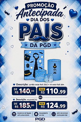 DUPLICADO - DIA DOS PAIS - PAINEL + TRIO SLIM + PORTAL