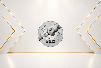 DIA DOS PAIS - CAPA PAINEL REDONDO 1,50