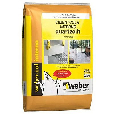 ARGAMASSA AC I INTERNA 20 KG QUARTZOLIT