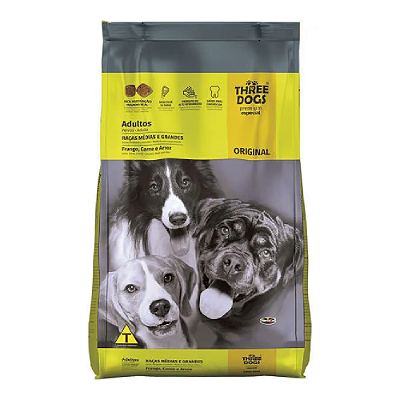 THREEDOGS ORIGINAL ADULTOS MEDIAS GRANDES 15KG