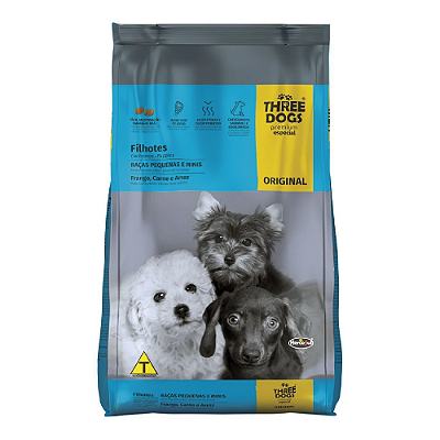 THREEDOGS ORIGINAL FILHOTES PEQ E MINI 10,1KG