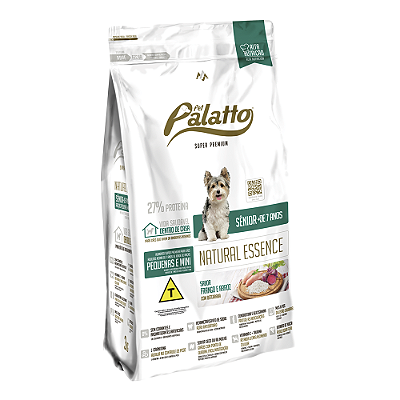 Palatto Natural Essence Raças Pequenas Sênior + 7 anos 3Kg