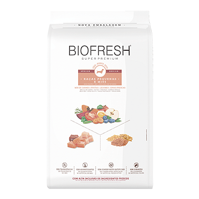 Biofresh Mix de Carnes Cão Sênior Raças Pequenas e Mini 3kg