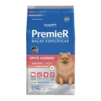 Ração Premier Raças Específicas Spitz Alemão Adulto 2,5kg