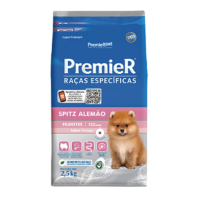 Ração Premier Raças Específicas Spitz para Cães Filhotes 1kg