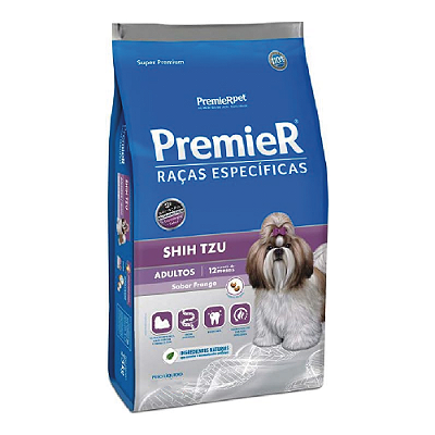 Ração Premier Shih Tzu Raças Específicas para Cães Adultos 2,5kg