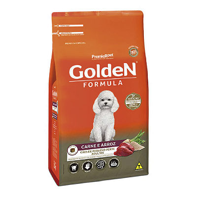 Ração Golden Formula Cães Adultos Carne e Arroz 3kg