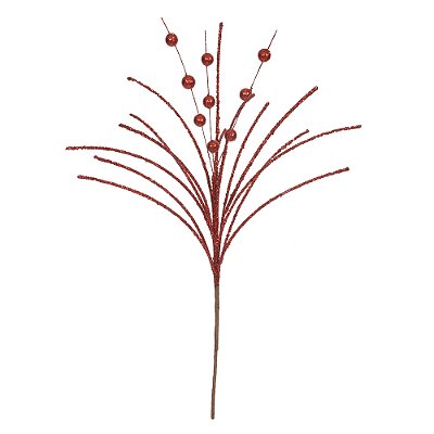 Complemento Bolinha Vermelho – 65 cm