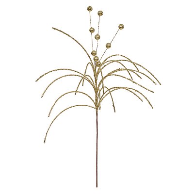 Complemento Bolinha c/Glitter (Dourado) 65cm