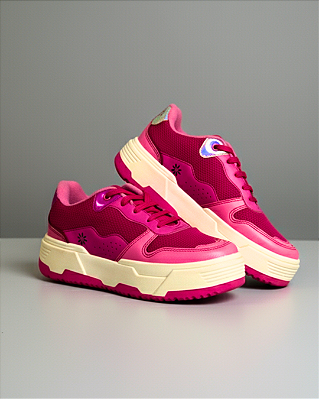 Tênis Reto Rosa Chock