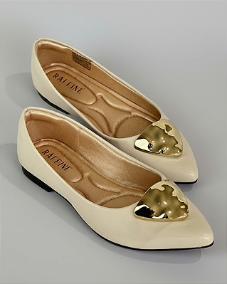 Sapatilha Napa Off White