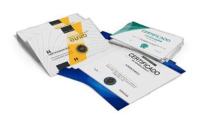 CERTIFICADO / DIPLOMA - Formato A4 - Arte Variável