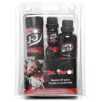 Kit Revitalizador de Faróis de 2 Aplicações Hobby Dr Farol