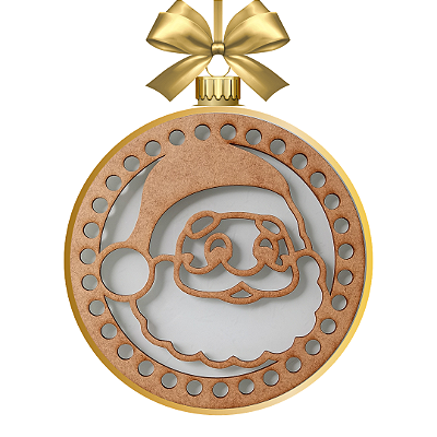 GUIRLANDA  PAPAI NOEL 15CM