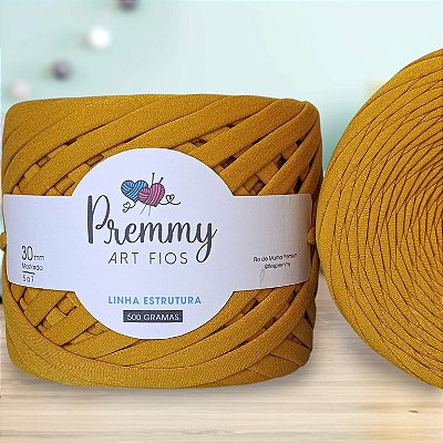 Fio de Malha Premium MOSTARDA - 30mm