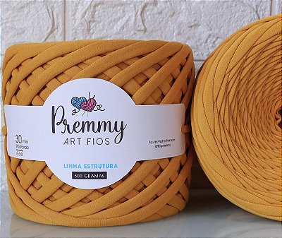 Fio de Malha Premmy Linha Estrutura 30mm MOSTARDA