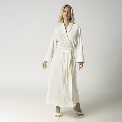 Robe Feminino Longo Ultra Soft Off White