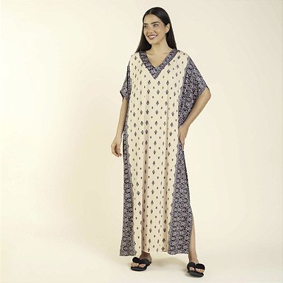 Kaftan Feminino Longo Bali Preto