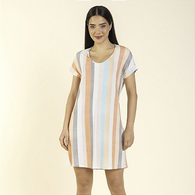 Camisão Feminino Curto Blend Strip