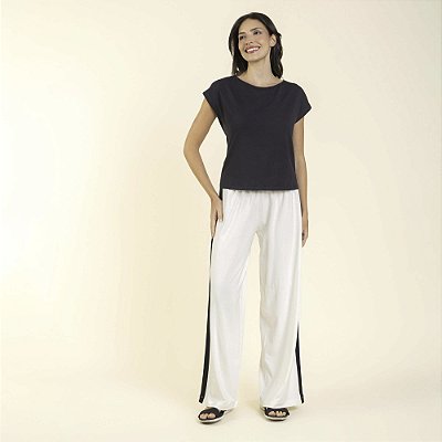 Conjunto Balance Style Preto com Off White