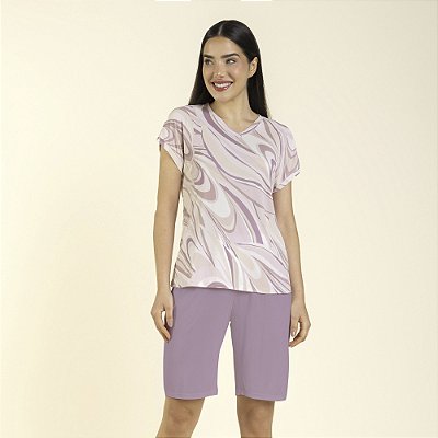Bermudoll Feminino Lilás Embru Art