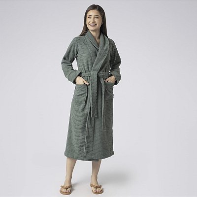 Robe Feminino Longo Soft Verde