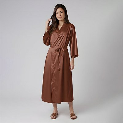 Robe Feminino Midi Choco