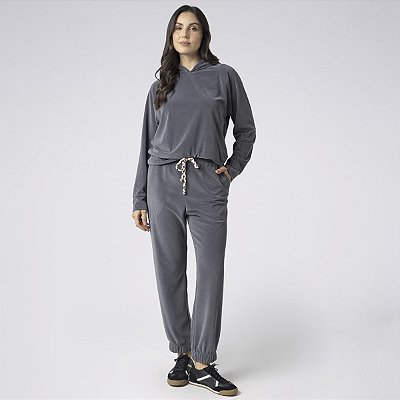 Conjunto Plush Balance Style Chumbo com Capuz