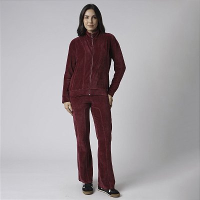 Conjunto Balance Moletom Coffee com Zíper