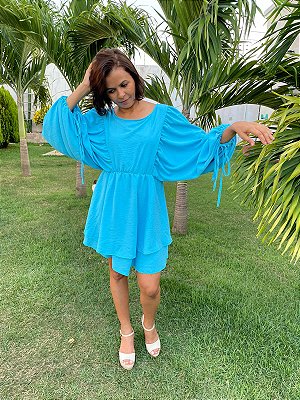 VESTIDO LANA AZUL