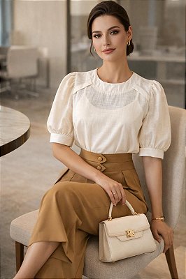 BLUSA KATARINA - AREIA