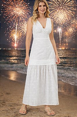 VESTIDO LONGO KÁTIA - BRANCO