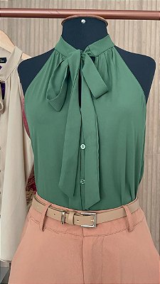 BLUSA ISA -VERDE MILITAR