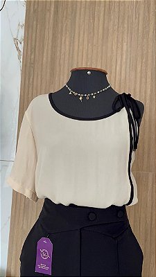 BLUSA ÊMA - BEGE