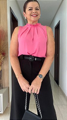 BLUSA MARIA FLOR - ROSA BEBÊ