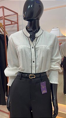 BLUSA SOCIAL COM VIÉS