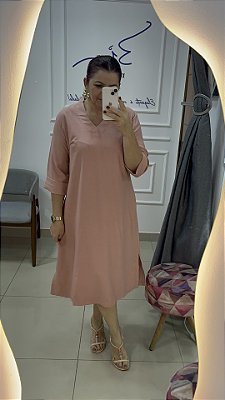VESTIDO BATA MANGA 3/4