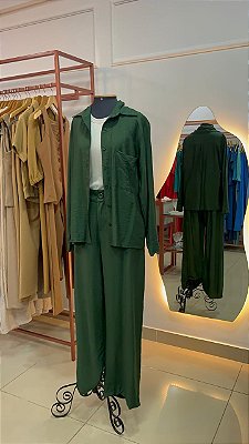 CALÇA PANTALONA COM ELASTICO