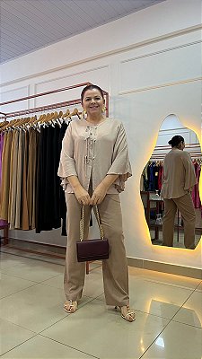 BLUSA BATA COM LAÇOS