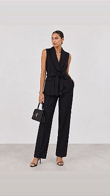 Conjunto com colete Feminino Alfaiataria Premium
