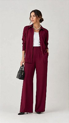 Conjunto Calça e Camisa Viscose