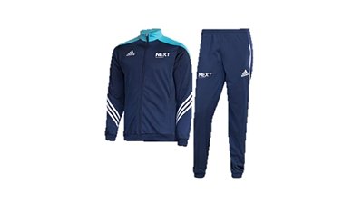 CONJUNTO AGASALHO ADIDAS AZUL MARINHO