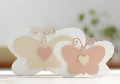 Kit Borboletas Decoração Quarto Infantil Meninas Jardim Encantado Prateleira Nicho