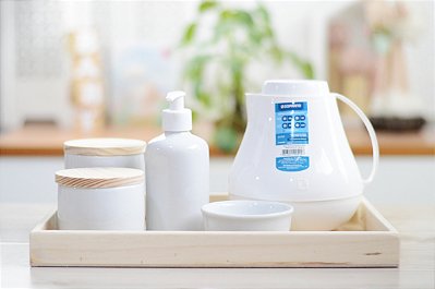 Kit Higiene Porcelana Maternidade Primeira Linha Montessori - Cliente Bruna