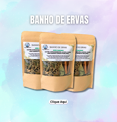 banner banho de ervas
