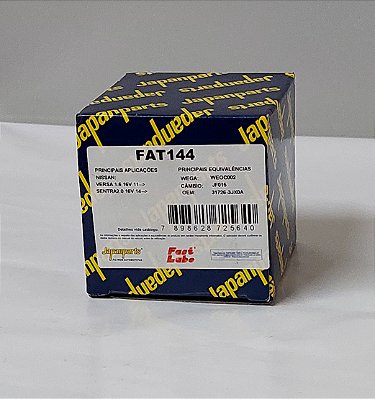 FILTRO DE CÂMBIO AUTOMÁTICO PARA NISSAN SENTRA/ KICKS/ VERSA E MARCH - FAT144 - (JAPANPARTS)